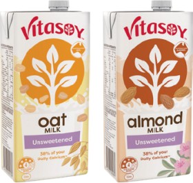 Vitasoy+Almond+Milk%2C+Oat+Milk+or+Soy+Milky+1+Litre+Selected+Varieties