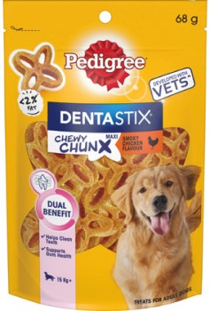 Pedigree+Dentastix+Chewy+Chunx+Maxi+or+Mini+Dog+Treats+68g