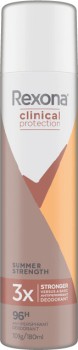 Rexona+Clinical+Protection+Antiperspirant+Deodorant+180mL+Selected+Varieties