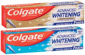 Colgate+Advanced+Whitening+or+MaxFresh+Toothpaste+115g+Selected+Varieties