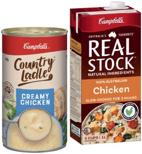 Campbell%26rsquo%3Bs+Real+Stock+1+Litre+or+Country+Ladle+Canned+Soup+495%E2%80%91505g+Selected+Varieties