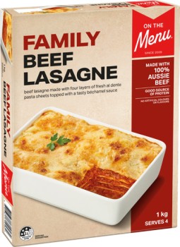On+The+Menu+Family+Beef+Lasagne+1kg