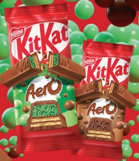 NEW+Nestl%26eacute%3B+KitKat+Aero+Milk+Chocolate+or+Mint+Chocolate+Block+155g