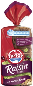 Tip+Top+Raisin+Toast+500-575g+Selected+Varieties