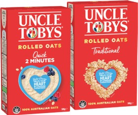 Uncle+Tobys+Traditional+or+Quick+Rolled+Oats+500g