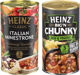 Heinz+Classic+or+Big%26rsquo%3BN+Chunky+Canned+Soup+520%E2%80%91535g+Selected+Varieties