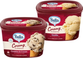 Bulla+Creamy+Classics+Ice+Cream+2+Litre+Selected+Varieties