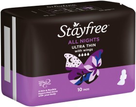 Stayfree+Pads+10%E2%80%9116+Pack+Selected+Varieties