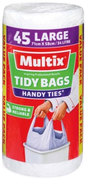Multix+Bags+Handy+Ties+Large+Tidy+Bags+45+Pack