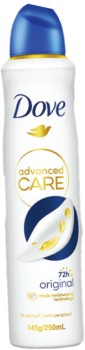 Dove+Advanced+Care+Antiperspirant+Deodorant+Spray+250mL+Selected+Varieties
