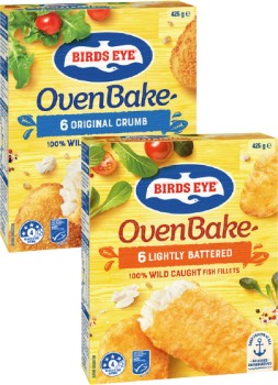 Birds+Eye+Oven+Bake+Fish+Fillets+425g+Selected+Varieties