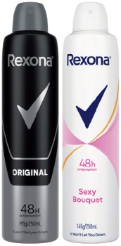 Rexona+Antiperspirant+Spray+250mL+Selected+Varieties