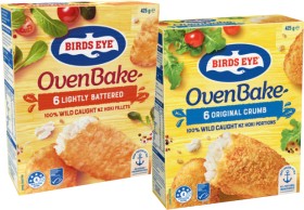 Birds-Eye-Oven-Bake-Fish-Fillets-425g-Selected-Varieties on sale