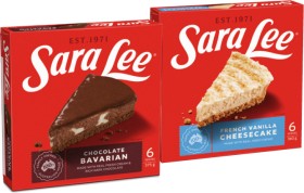 Sara-Lee-Cheesecake-360425g-or-Chocolate-Bavarian-375g-Selected-Varieties on sale