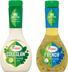 Praise+Dressing+330mL+Selected+Varieties