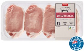 Coles+Australian+Pork+Sirloin+Steak+500g