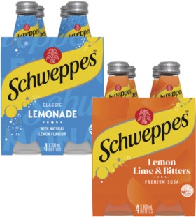 Schweppes+Mixers+or+Soft+Drink+4x300mL