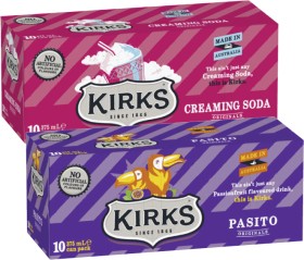 Kirks+Soft+Drink+10x375mL