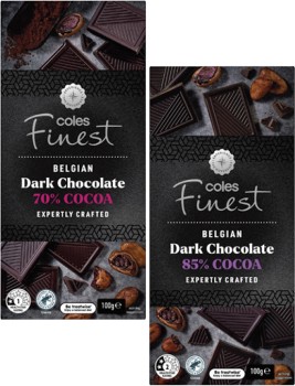 Coles+Finest+Block+Chocolate+100g