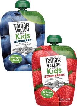 Tamar+Valley+Dairy+Kids+Greek+Style+Yoghurt+Pouch+110g