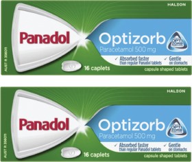 Panadol+Paracetamol+Optizorb+Caplets+16+Pack%5E