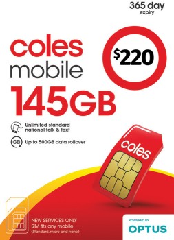 Coles+Mobile+%24220+Prepaid+SIM