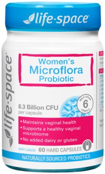 Life-Space-Womens-Microflora-Probiotic-60-Capsules on sale