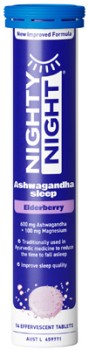 Nighty+Night+Sleep+Elderberry+Flavour+14+Effervescent+Tablets