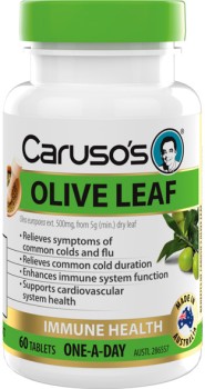Carusos-Olive-Leaf-60-Tablets on sale