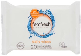 Femfresh+Daily+Wipes+20+Pack