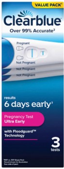 Clearblue+Ultra+Early+Pregnancy+Test+3+Pack