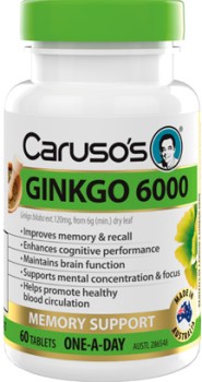 Caruso%26rsquo%3Bs+Ginkgo+6000+60+Tablets
