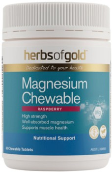 Herbs-of-Gold-Magnesium-Chewable-60-Tablets on sale