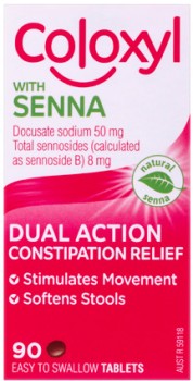 Coloxyl+With+Senna+Dual+Action+Constipation+Relief+90+Tablets