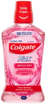 Colgate+Plax+Mouthwash+Gentle+Mint+500mL
