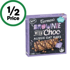 Carman%26rsquo%3Bs+Aussie+Oat+Bars+100-180g+Pk+5-6