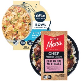 Ruffie%2C+Lean+Cuisine+or+On+The+Menu+Frozen+Meal+Bowls+350g