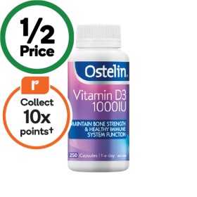 Ostelin+Vitamin+D3+1000IU+Capsules+Pk+250%7E