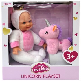 My+Loveable+Baby+Doll+Bella+with+Unicorn
