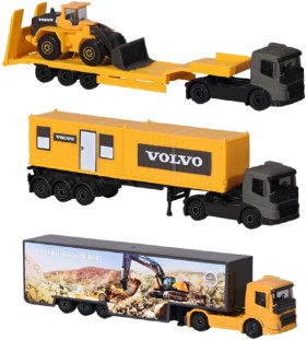 Majorette+Volvo+Transporters+3+Assorted