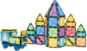 Wondermags+Magnetic+Tiles+Train+Set+%28120pcs%29