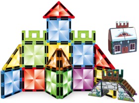 Wondermags+Magnetic+Tiles+Cottage+%26amp%3B+Bridge+%2847pcs%29