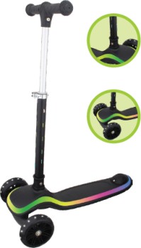 Swifte-Deluxe-Light-Up-Scooter-Black on sale