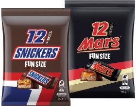 Mars-Snickers-or-MMs-Fun-Size-Pack-132192g-Selected-Varieties on sale