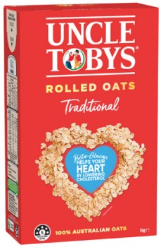 Uncle+Tobys+Rolled+Oats+1kg+Selected+Varieties