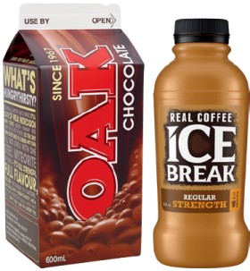 Oak+Flavoured+Milk+600mL+or+Ice+Break+Real+Coffee+500mL+Selected+Varieties