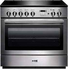 Falcon+90cm+%26%23039%3BProfessional+FX%26%23039%3B+Induction+Freestanding+Cooker+Stainless+Steel+and+Chrome
