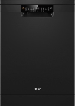 Haier+15+Place+Setting+Black+Freestanding+Dishwasher