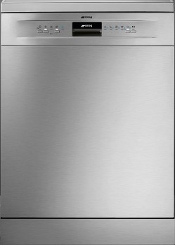 Smeg+14+Place+Setting+Stainless+Steel+Freestanding+Dishwasher