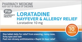 Pharmacy-Health-Loratadine-10mg-10-Tablets on sale